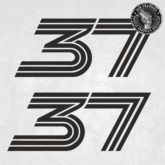 Picture of 37 Paddy Hopkirk Decals / Stickers