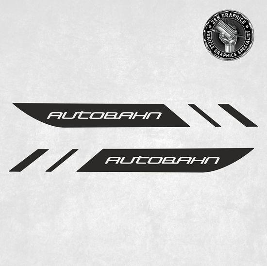 Picture of Golf GTI MK8 Add on Autobahn side quarter Stripes / Stickers