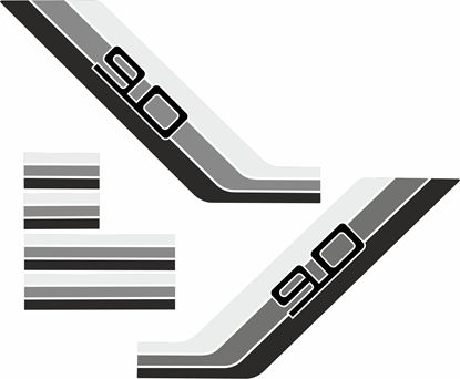 Picture of Defender 90  1988- 1990 side Decals / Stickers