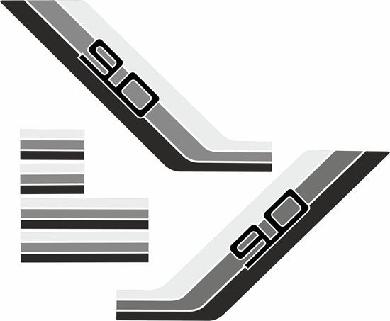 Picture of Defender 90  1988- 1990 side Decals / Stickers