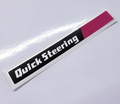 Picture of Impreza STI replacement "Quick Steering" Decal / sticker