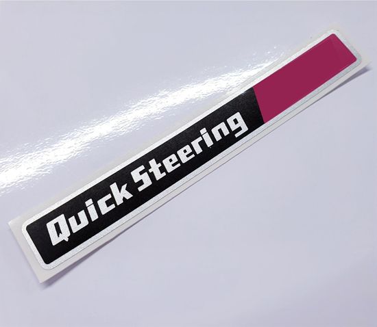 Picture of Impreza STI replacement "Quick Steering" Decal / sticker