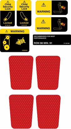 Picture of SAAB 9-3 2000  replacement Bay Decals / Stickers
