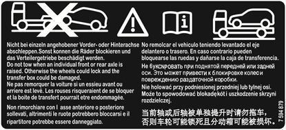 Picture of Fits Mini R61 Countryman Recovery Label / Sticker