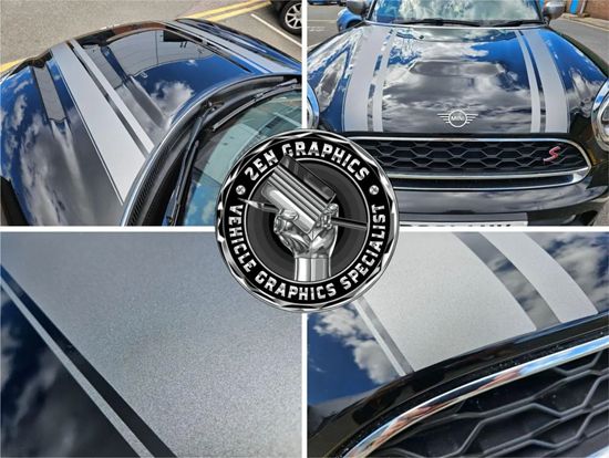 Picture of Mini F60 Countryman Exclusive Special Edition Bonnet Dual Stripes