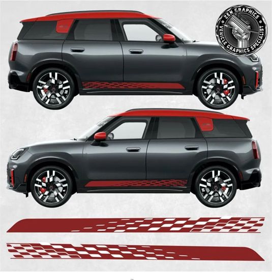 Picture of Mini U25 Countryman Sport side Stripes / Stickers