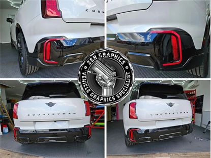 Picture of Fits Mini U25 Countryman rear quarter Bumper Accents