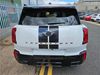 Picture of Black & Transparent Mini U25 Countryman Bonnet and rear Stripes / Stickers