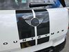 Picture of Black & Transparent Mini U25 Countryman Bonnet and rear Stripes / Stickers