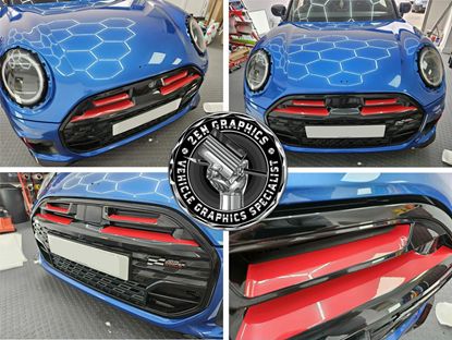 Picture of Fits Mini F65 / F66 / F67 JCW 2024 onwards grille Trim Accents
