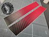 Picture of Matte Chili Red / Black Mini F65 / F66 Cooper Sport Bonnet Stripes / Stickers