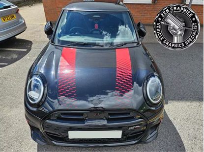Picture of Die Cut Bonnet Stripes for Mini F65 / F66  / F67