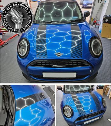 Picture of Gloss Black / Transparent Sport Stripes for Mini F65 / F66