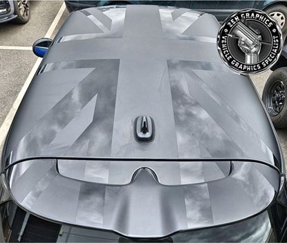 Picture of Mini F56 3 Door LCi  / 2 Cooper S / JCW Union Jack Roof graphic / Sticker