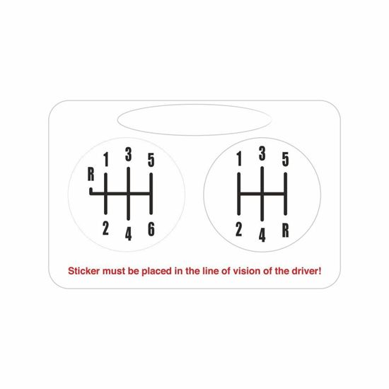 Picture of Fits Mini R52 / R53 JCW Carbon Fibre Gear Knob Decals / Stickers