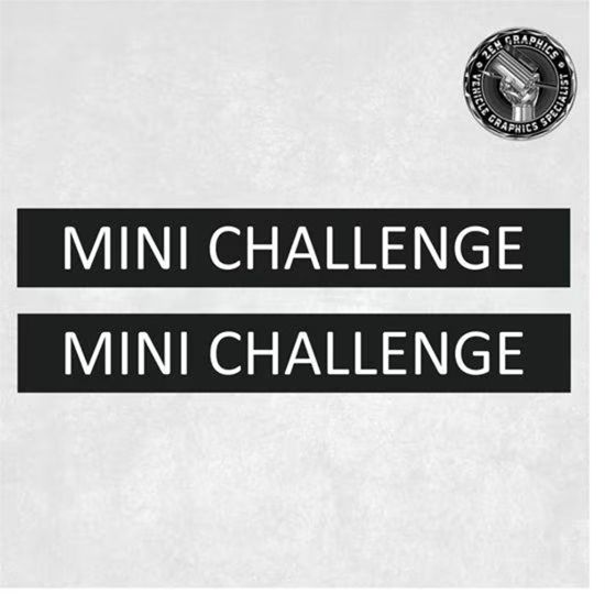 Picture of Mini R53 Cooper S Challenge side quarter Decals
