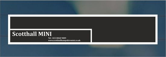 Picture of Scotthall Mini  - Hampshire Dealer rear glass Sticker