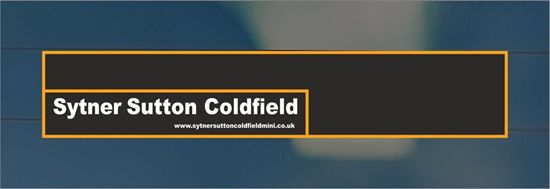 Picture of Sytner Mini  - Sutton Coldfield Dealer rear glass Sticker