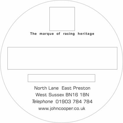 Picture of For Mini John Cooper Works West Sussex Dealer Tax Disc Holder