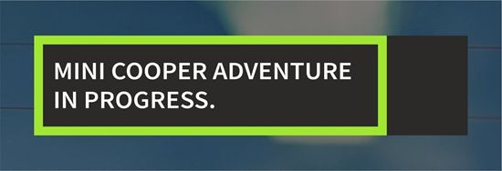 Picture of For Mini Cooper Adventure in Progress rear glass Sticker