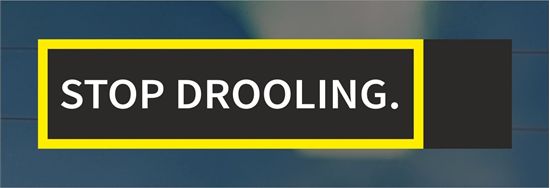 Picture of For Mini Stop Drooling rear glass StickerFor