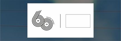 Picture of Fits Mini 60 Years Anniversary  replacement rear glass Sticker