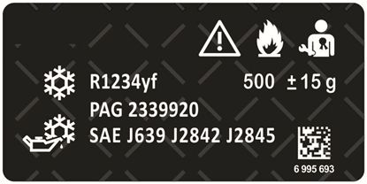 Picture of Fits Mini F Series 2018 - 23 Coolant Label / Sticker