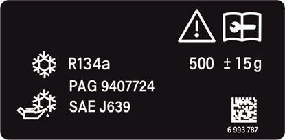 Picture of Fits Mini F60 / F56 Coolant Label / Sticker