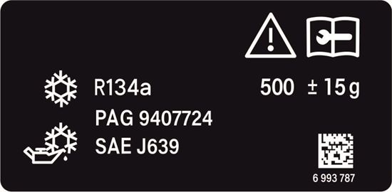 Picture of Fits Mini F60 / F56 Coolant Label / Sticker