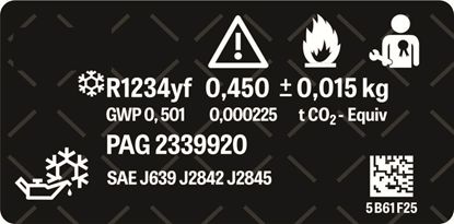 Picture of Fits Mini F65 / F66 2024 onwards Coolant Decal / Sticker