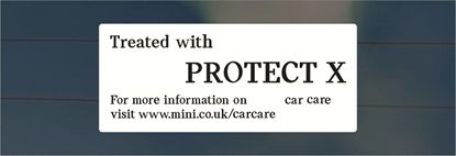 Picture of Fits Mini F Series Mini Protect X Windscreen replacement Decal / Sticker