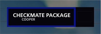 Picture of For Mini Checkmate Package rear glass Sticker
