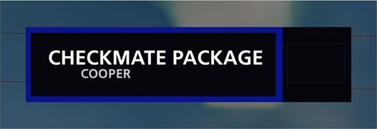 Picture of For Mini Checkmate Package rear glass Sticker