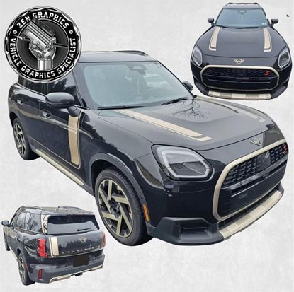 Picture of Fits Mini U25 Countryman full Favoured replica Colour Graphics kit