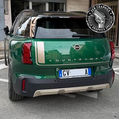 Picture of Fits Mini U25 Countryman Favoured rear Hatch Stripes / Stickers