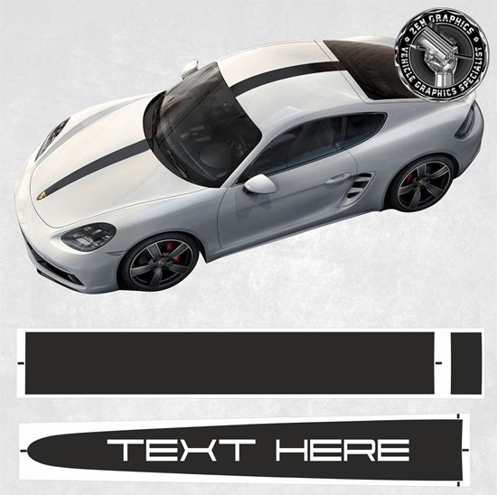 Picture of 718 / 782 Cayman - Boxster over the top Stripes