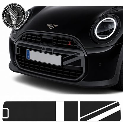 Picture of Fits Mini F65 5 Door / F66 3 Door / F67 Cabriolet front Grille Heritage Decal
