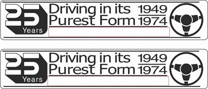 Picture of 25 Years Decals /  Stickers