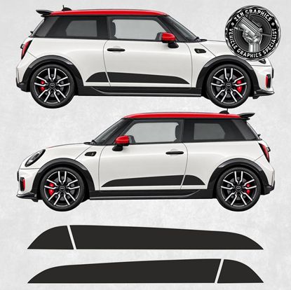 Picture of Fits Mini F66 / F67 Heritage side Stripes / Stickers