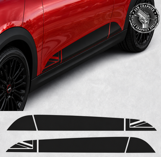 Picture of Fits Mini Heritage F66 3 Door F67 Cabriolet side Stripes