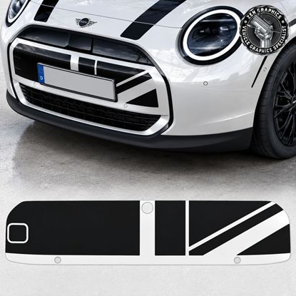 Picture of Fits Mini Heritage Cooper Electric J01 front Grille Decal / Sticker