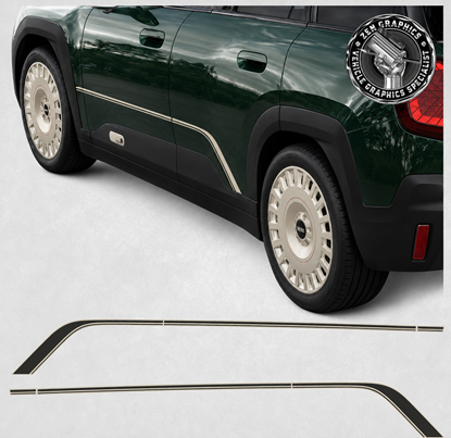 Picture of Fits Mini J05 Aceman Favoured side Stripes / Stickers