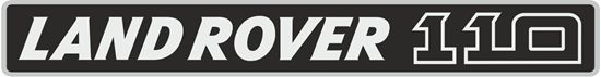 Picture of Defender 110 Classic replacement Grill Decal / Sticker