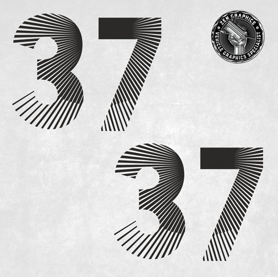 Picture of 37 Paddy Hopkirk Decals / Stickers -